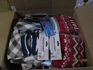 lot 137 image: box of new pet sweaters...