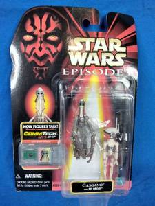 New Star Wars Episode 1 Collectible Gasgano with Pit Droid