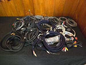 lot 76 image: Speaker & TV Cables & Wires