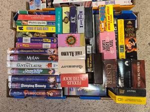 lot 99 image: Disney and Other VHS Tapes