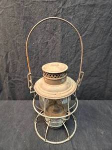 lot 112 image: Adams & Westlake Adlake Reliable Railroad Lantern