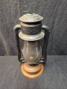 lot 225A image: Embury Camlox With Perfect Copper Fount, Fitzall Globe Lantern
