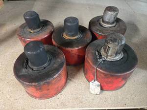 lot 428 image: Five Kerosene Smudge Pots