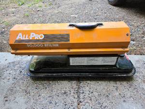 lot 317 image: All Pro 50,000 BTU- HR heater