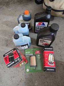 lot 356 image: 2 Cycle Oil & Filters