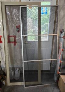 lot 475 image: Door Screen--One never used