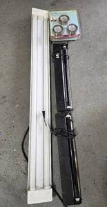 lot 491 image: Lights---Shop Light, LED Lite Kit, & 2 Black Lights