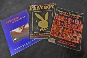 lot 499 image: Vintage Playboy Magazines