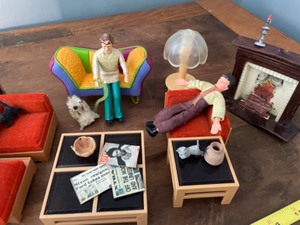 lot 58A image: Living Room Furniture for Your Doll House