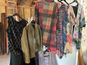 lot 274 image: Collection of Tops, Dresses, Shirts & Pants in Size XL