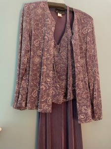 lot 5 image: Alex Purple Gray Evening Gown