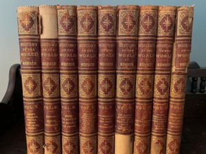 lot 128 image: History of the World Complete 9 Volume Collection from Ridpath