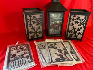lot 216 image: Party Lite Lanterns with Interchangeable Panels
