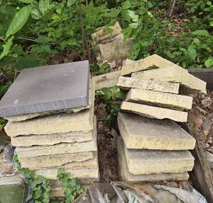 lot 138 image: Collection of Limestone Squares