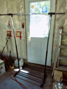 lot 330A image: Portable Clothes Rack