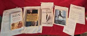 lot 234 image: Four First Edition Signed Books Never Read and Come in Bags From Parnassus Book Club