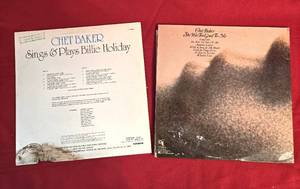 lot 237 image: Chet Baker Jazz Albums--Bakers Holiday (reissue) 1965 & She Was Too Good to Me CTI 1974