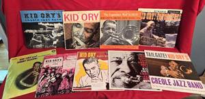 lot 239 image: Kid ORY 9 Album Collection From 1944-1950