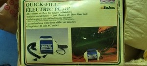 lot 245 image: Quick Fill Electric Pump New In Box