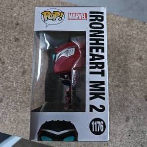 lot 52 image: Pops, Wakanda Forever, Iron heart MK 2, NEW (Target Overstock )