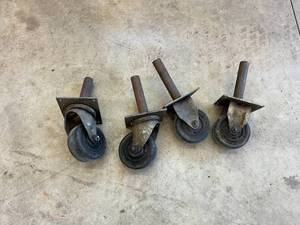 4- 5 CASTER WHEELS FOR SCAFFOLDING