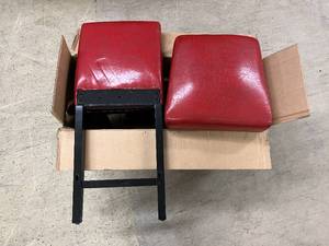 2 24 Counter Height Chair - Warm Red