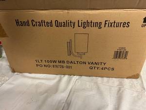 4 100W Dalton Vanity Light Fixtures