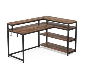 Tribesigns 53 Reversible L Shaped Desk - White