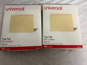 200 Universal Top Tab File Folders