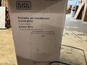 Black and Decker Portable Air Conditioner 5,000 BTU