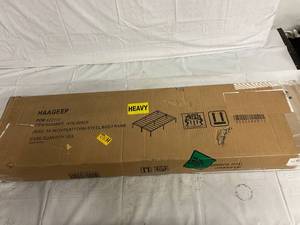 Haageep 14 Platform Steel Bed Frame - King