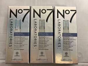 3 Bottles of No7 Dark Spot Correcting Serum