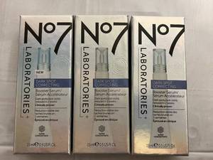 3 Bottles of No7 Dark Spot Correcting Serum