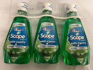 3 Bottles of Crest Anti-Cavity Mouthwash