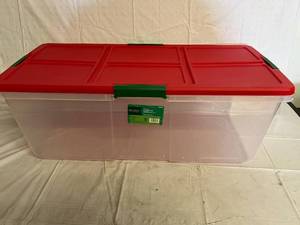100Qt Storage Tote with Locking Lid