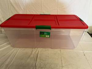 100Qt Storage Tote with Locking Lid