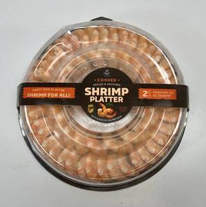 L. 2.5lb Shrimp Platter-Peeled & Devined