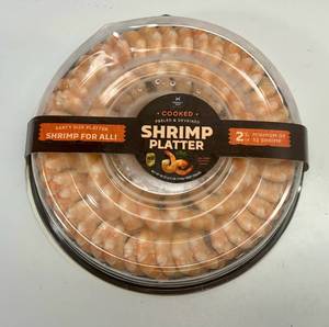 L. 2.5lb Shrimp Platter-Peeled & Devined
