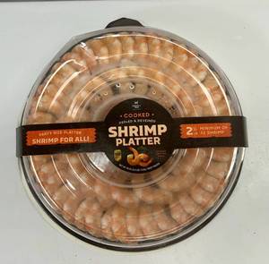 L. 2.5lb Shrimp Platter-Peeled & Devined