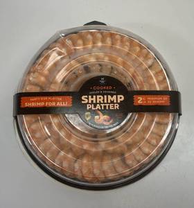 L. 2.5lb Shrimp Platter-Peeled & Devined