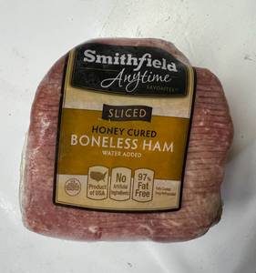 F. 1.96lb & 2.30lb Smithfield Honey Cured Sliced Ham