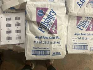 25lbs Pillburys Angel Food Cake Mix