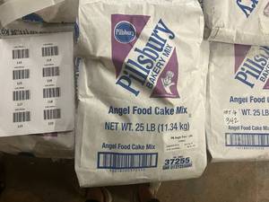 25lbs Pillburys Angel Food Cake Mix