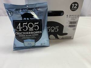 II. 12x 1.1oz Chicharrones Fried Pork Rinds-Sea Salt
