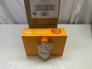 II. 2x16x 4oz(32) Pouches Happy Tot Stage 4 Oatmilk Pudding-Bananas & Sweet Potatoes