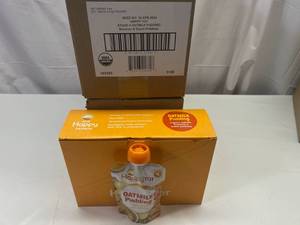 II. 2x16x 4oz(32) Pouches Happy Tot Stage 4 Oatmilk Pudding-Bananas & Sweet Potatoes