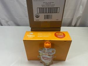 II. 2x16x 4oz(32) Pouches Happy Tot Stage 4 Oatmilk Pudding-Bananas & Sweet Potatoes