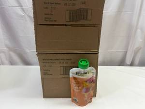 II. 24x 3.5oz Pouches Sprout Organics Carrot,Apple & Mango