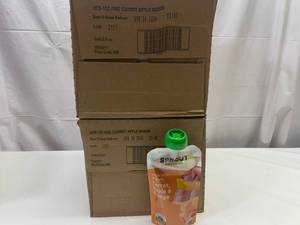 II. 24x 3.5oz Pouches Sprout Organics Carrot,Apple & Mango