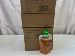 JJ. 24x 3.5oz Pouches Sprout Organics Carrot,Apple & Mango